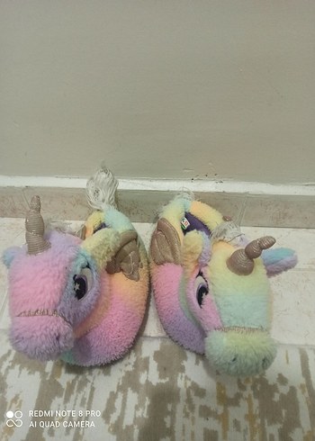 Kızlar İçin Renkli Bağlama Desenli Sıcak Terlik twegy - Görsel 3