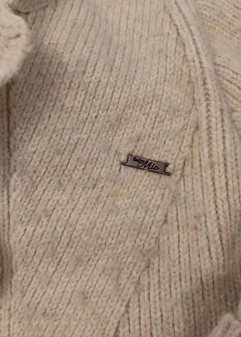 Kapüşonlu Örgü Bebek Tulumu - Görsel 3