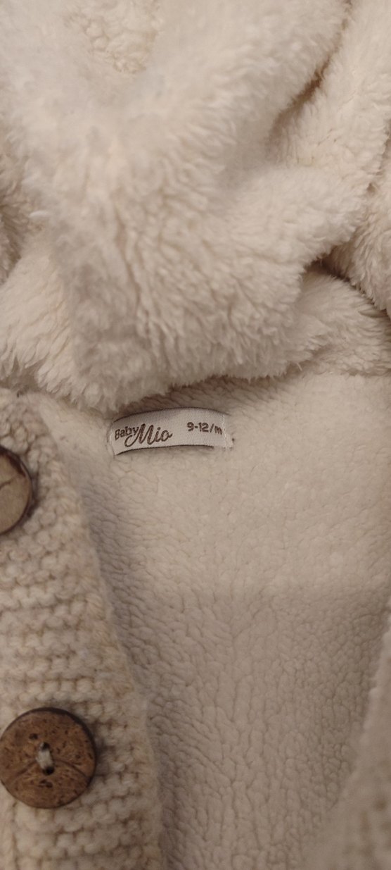 Kapüşonlu Örgü Bebek Tulumu - Görsel 2