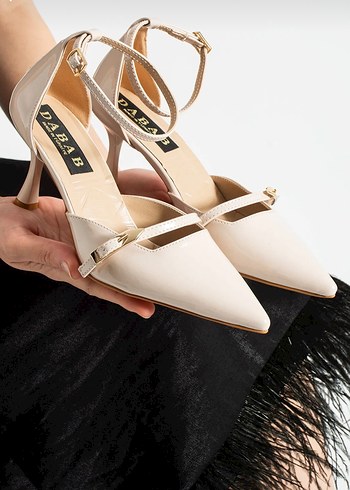 Kadın rugan 7 cm ine topuklu klasik ayakkabı - Görsel 10