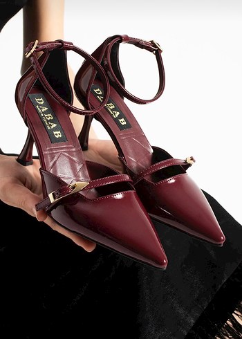 Kadın rugan 7 cm ine topuklu klasik ayakkabı - Görsel 2