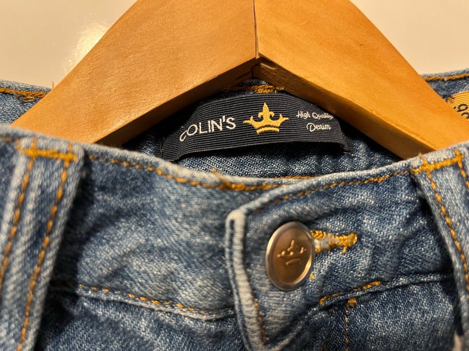 COLINS Kadın Denim Mom Fit Şort - Görsel 2
