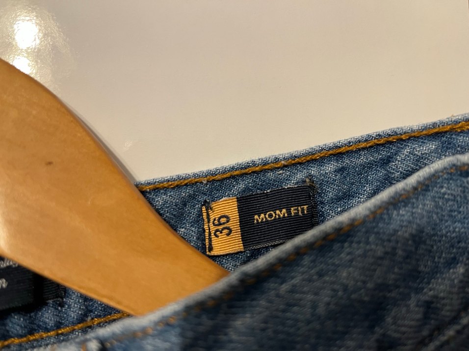 COLINS Kadın Denim Mom Fit Şort - Görsel 3