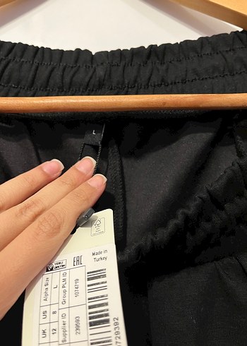 Trendyolmilla Siyah Kadın Şalvar Kesim Kumaş Pantolon - Görsel 2