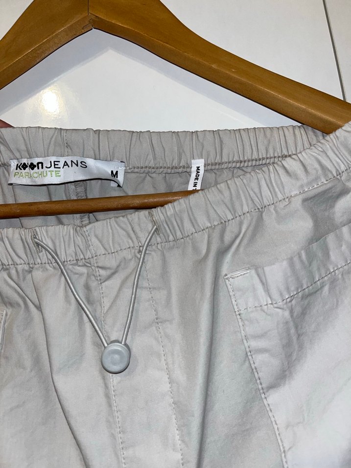 Koton Açık Gri Loose Fit Kadın Paraşüt Pantolon - Görsel 5