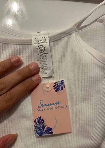 Beyaz Sporcu Crop Bralet Kadın - Görsel 4