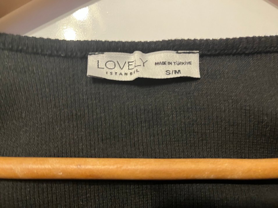 Siyah Uzun Kollu Kadın Bluz - Görsel 3