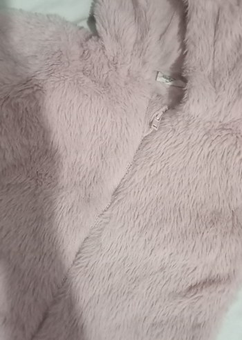 Pembe Kürklü Bebek Kız Tulumu - Görsel 3