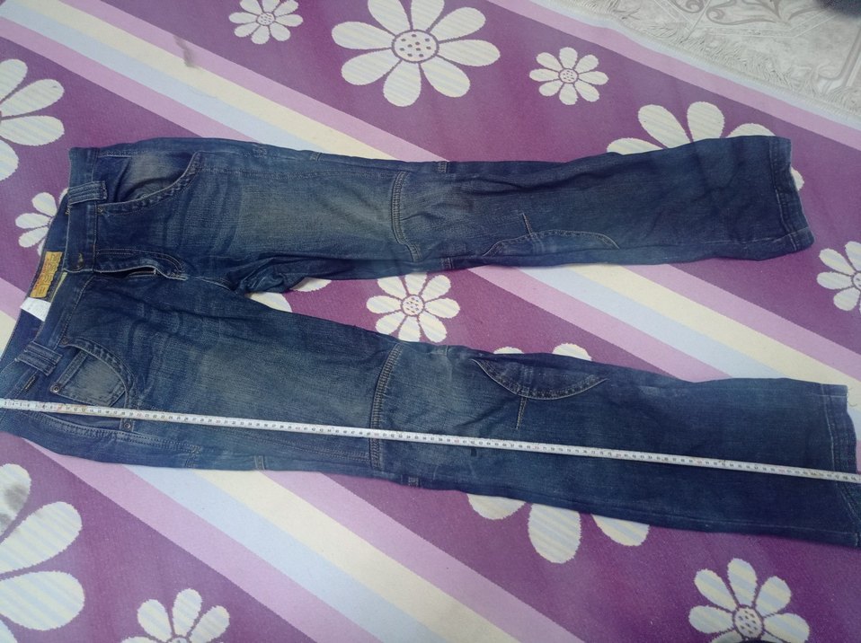 Kevlar Diz ve Bel Korumalı Denim Motorcu Pantolon - Görsel 3