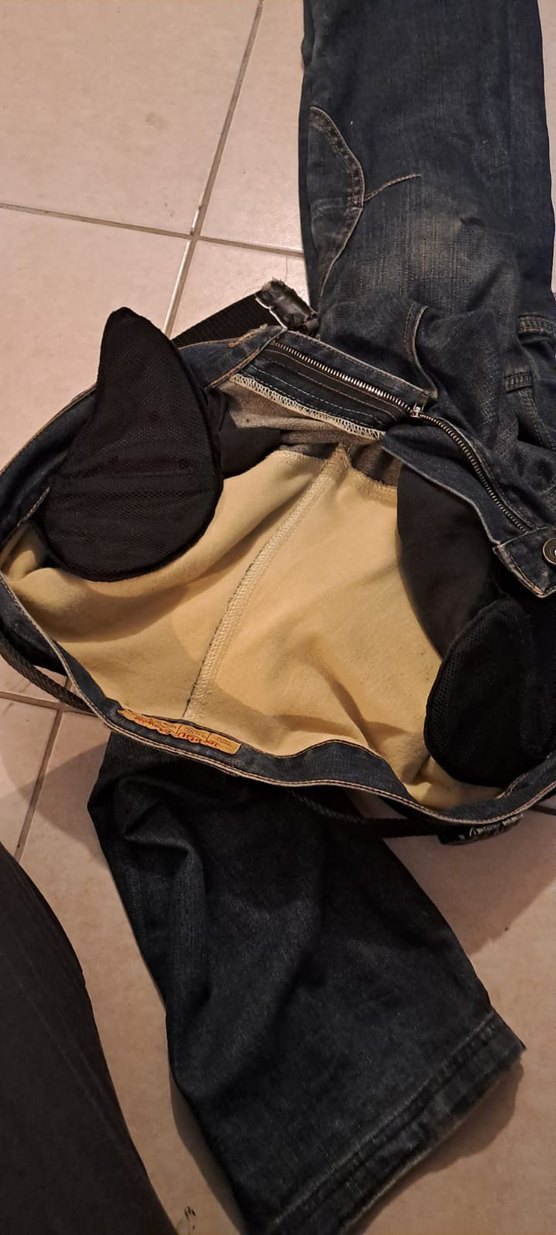 Kevlar Diz ve Bel Korumalı Denim Motorcu Pantolon - Görsel 2