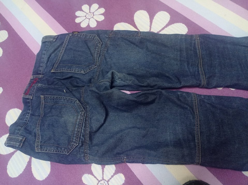 tech 90 Bol Kesim Erkek Kot Motorcu Pantolon - Görsel 2