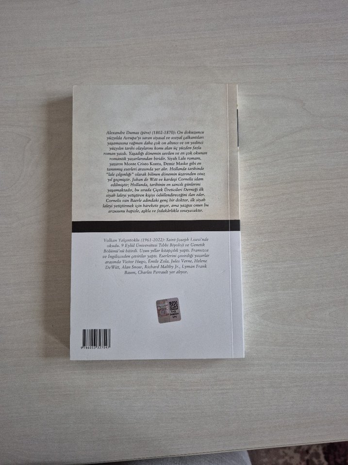 Alexandre Dumas - Siyah Lale - Görsel 2