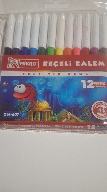 Micro keçeli kalem 12 li - Görsel 2