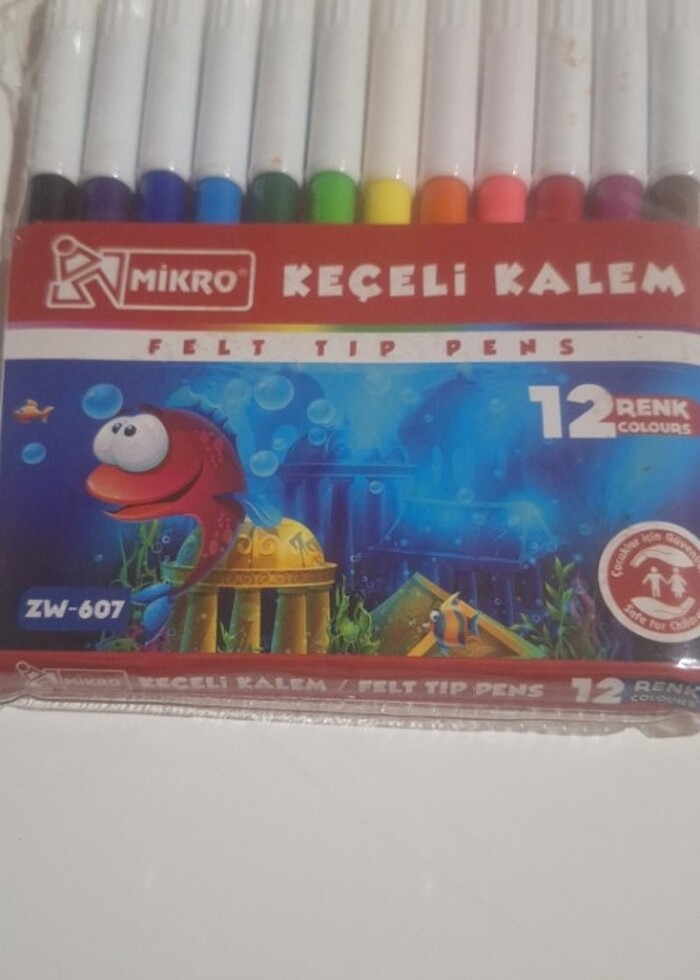 Micro keçeli kalem 12 li - Görsel 2