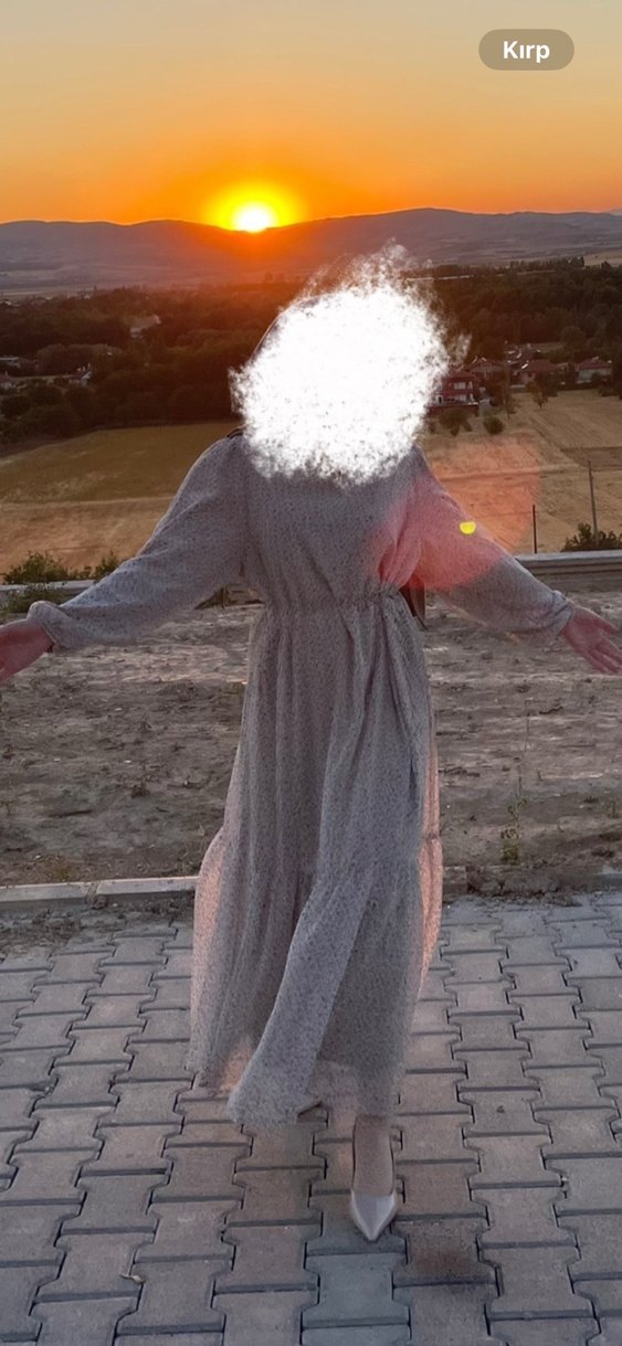 46 ama 38 LCW, Çiçek Desenli Uzun Bohem Elbise - Görsel 4