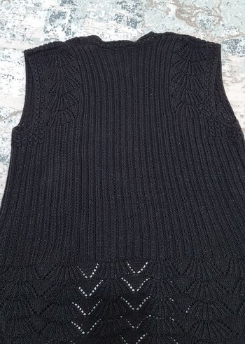 xxl Beden siyah Renk Siyah Örgü Kadın Yelek xl-2xl beden