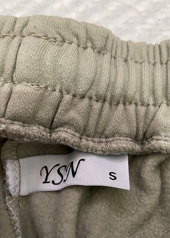 Kadın Haki Rahat Kesim Keten Eşofman Altı - Görsel 3