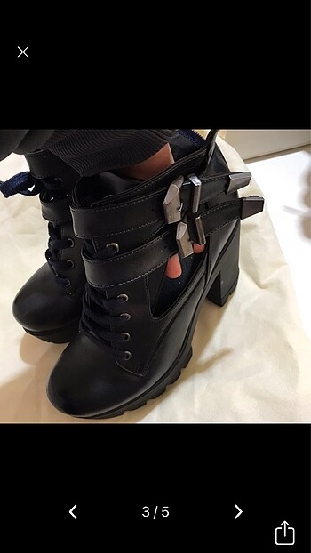 37 Beden Gothic Platform Topuklu Bot