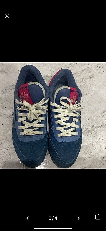 37 Beden lacivert Renk ORJİNAL REEBOK AYAKKABI