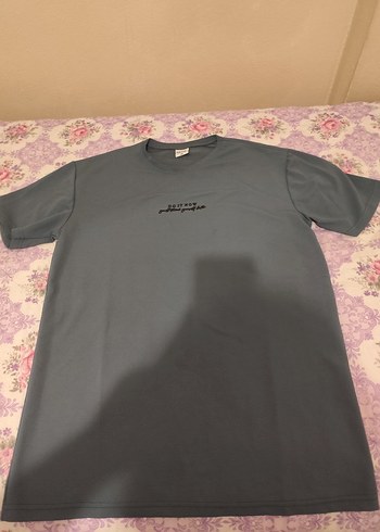 Gri Kısa Kollu Streetwear Erkek Tişört - Görsel 2