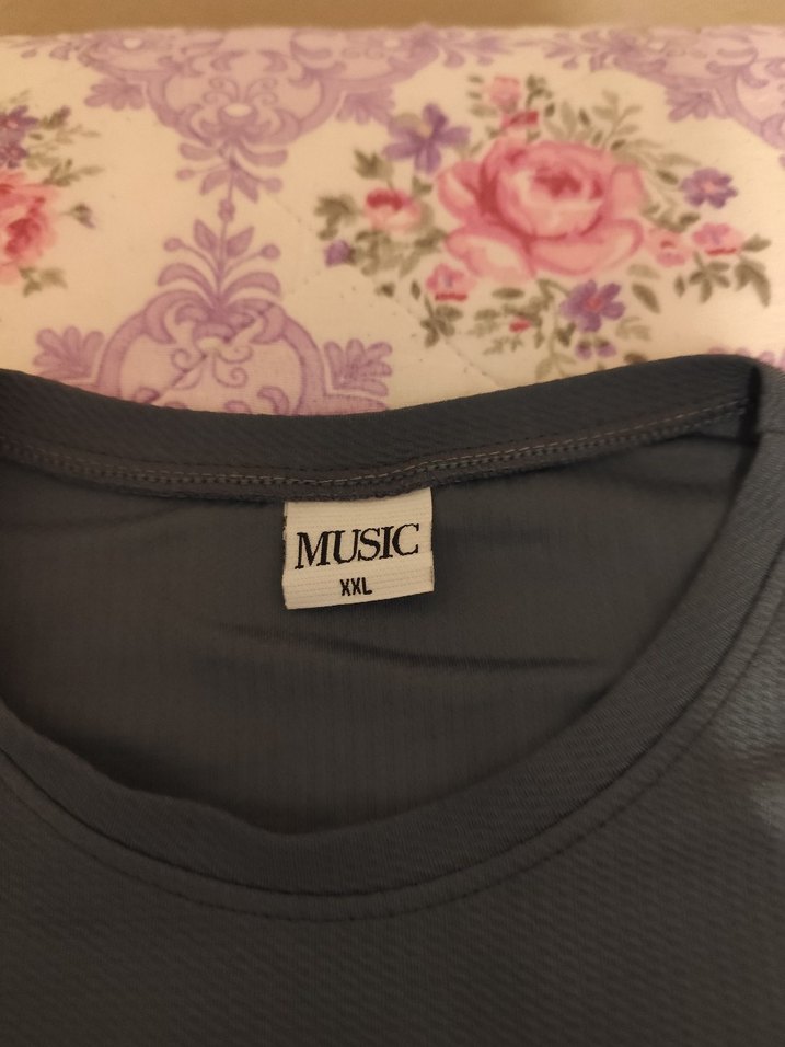 Gri Kısa Kollu Streetwear Erkek Tişört - Görsel 3