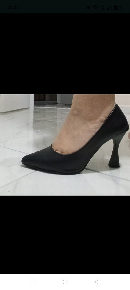 Klasik Siyah Stiletto - Görsel 2