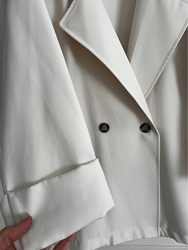 universal Beden ten rengi Renk Ekru Blazer ceket
