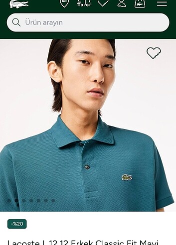 Lacoste Lacoste Erkek Classic Fit Mavi Polo