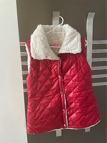 Sıfır kollu içi kürklü yelek - Görsel 3