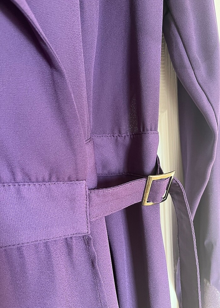 Mor Ofis Elbise - Görsel 2