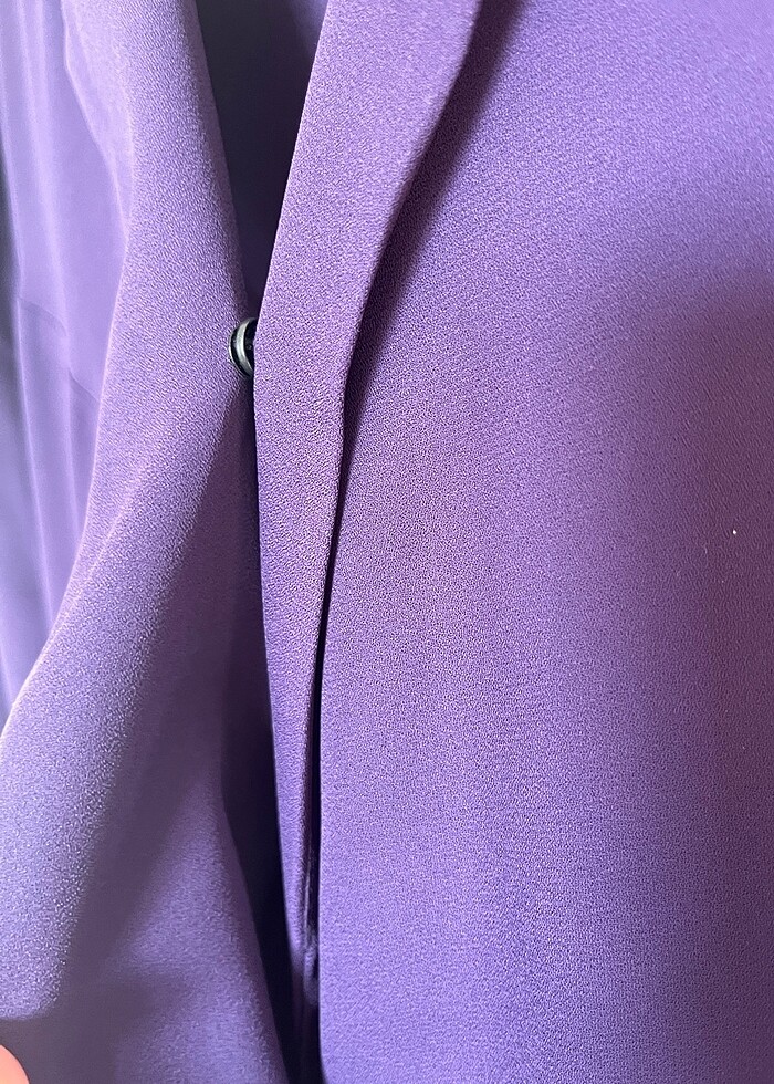 Mor Ofis Elbise - Görsel 3