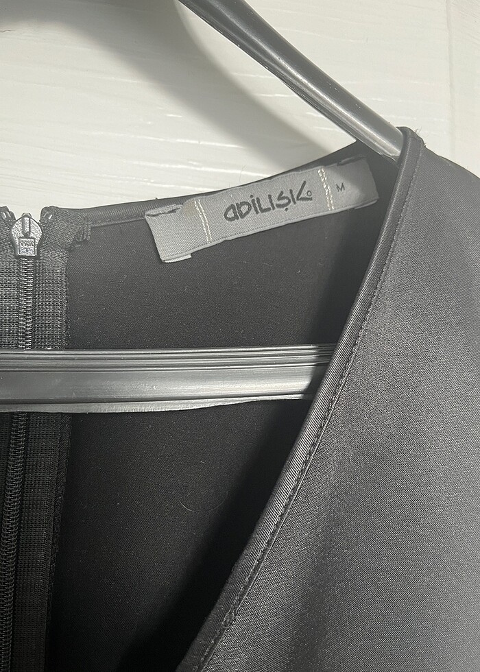 Adil ışık saten elbise - Görsel 3