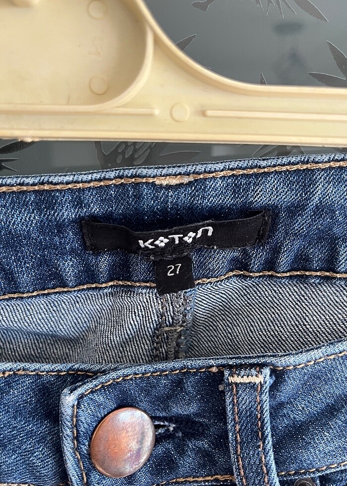 Koton İspanyol Paça Jean - Görsel 2