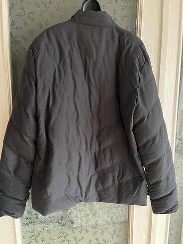 Gri Erkek Mont - Görsel 5