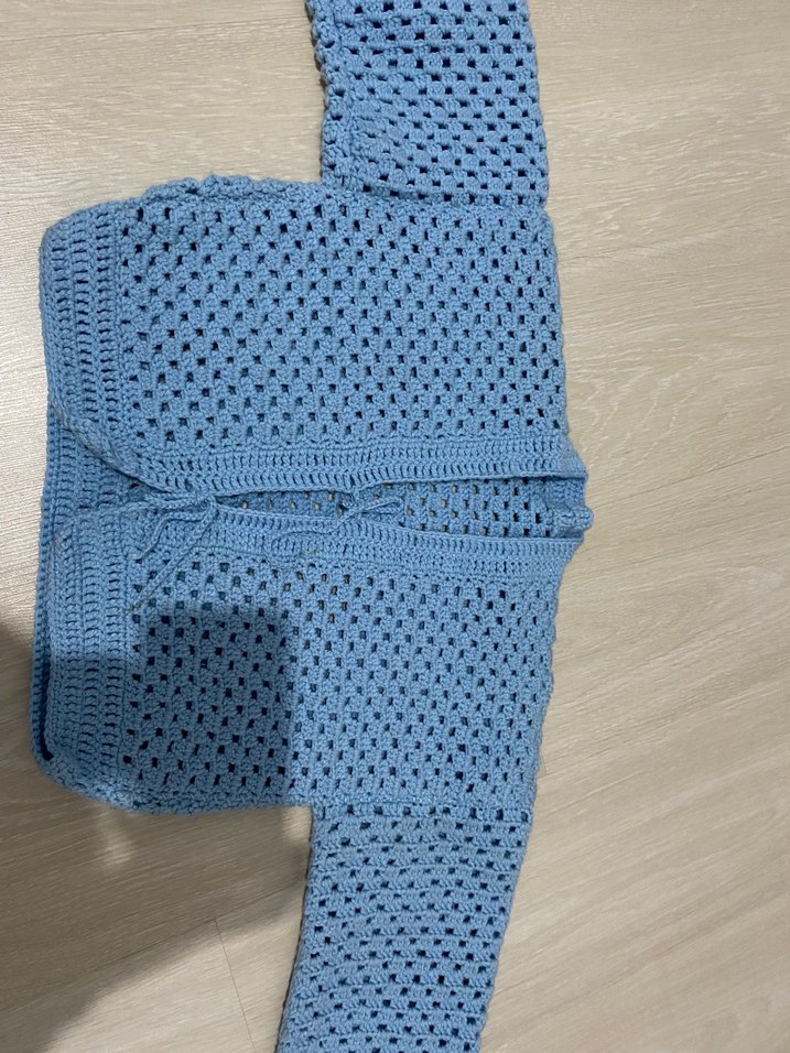 Mavi Örgü hırka annem ördü - Görsel 2