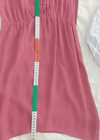 Piliseli Pembe Midi Kadın Elbise - Görsel 8