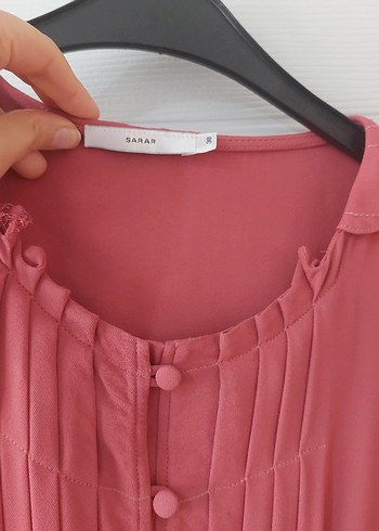 Piliseli Pembe Midi Kadın Elbise - Görsel 4