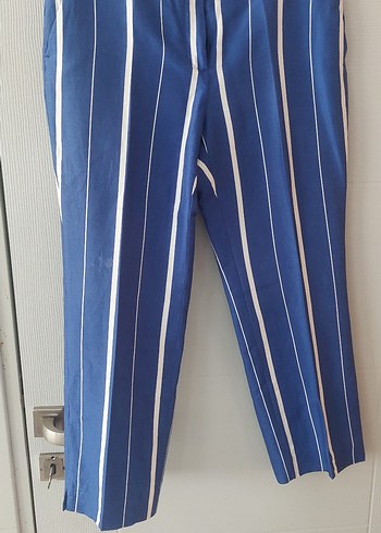 Mavi Baskılı  Midi Şort - Görsel 2