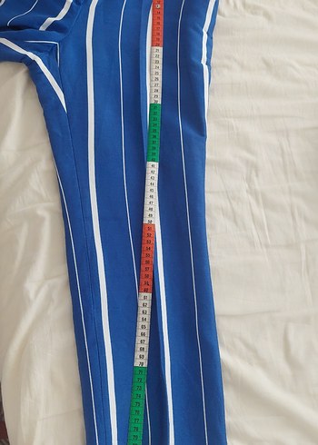 Mavi Baskılı  Midi Şort - Görsel 4