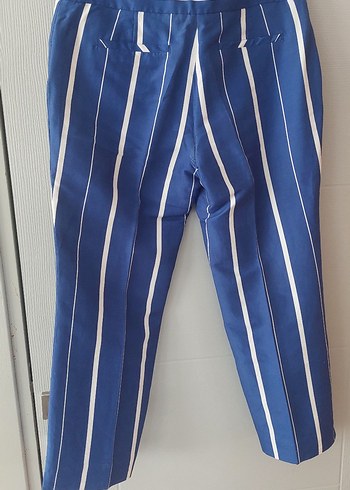 Mavi Baskılı  Midi Şort - Görsel 3