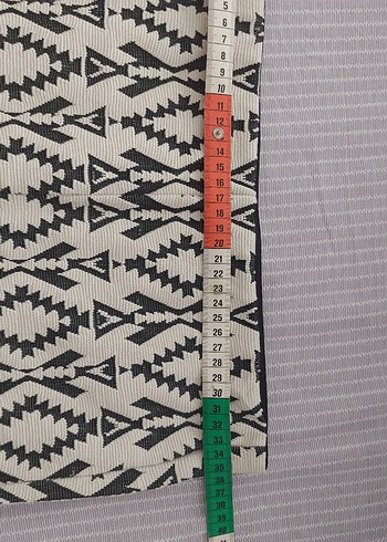 Gri Bohem Tarzı Desenli etek - Görsel 6