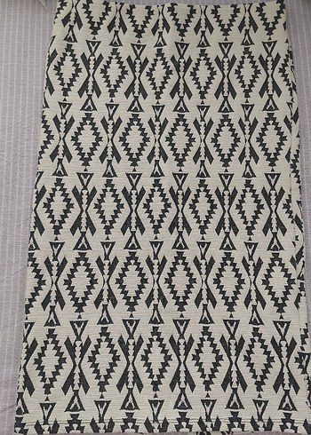 Gri Bohem Tarzı Desenli etek - Görsel 2