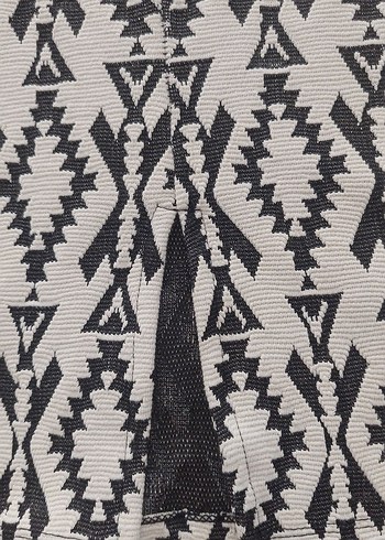 Gri Bohem Tarzı Desenli etek - Görsel 4