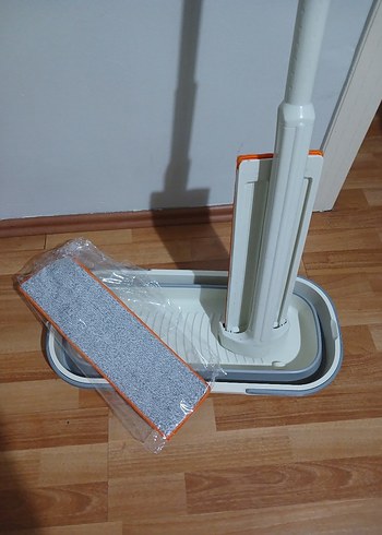 Diger Beyaz Gri Paspas ve Mop Seti - Görsel 2