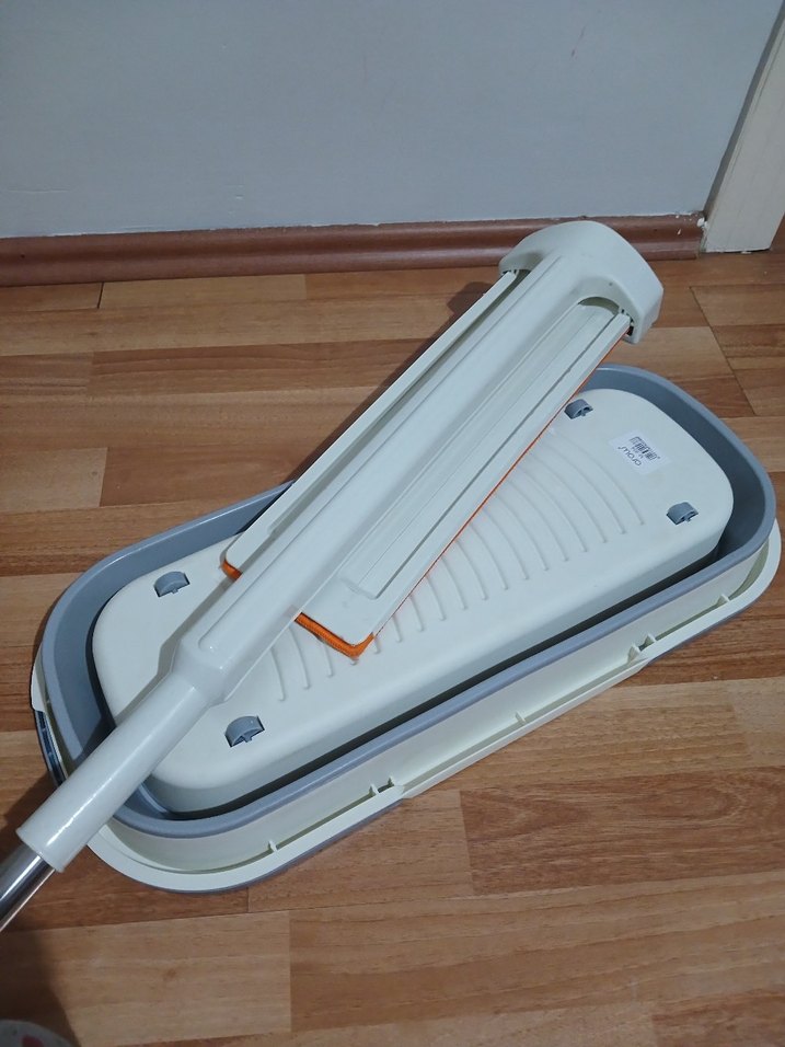 Diger Beyaz Gri Paspas ve Mop Seti - Görsel 3