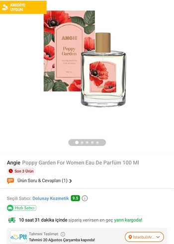 Beden Renk Angie Poppy Garden Kadın Parfümü 100 ml