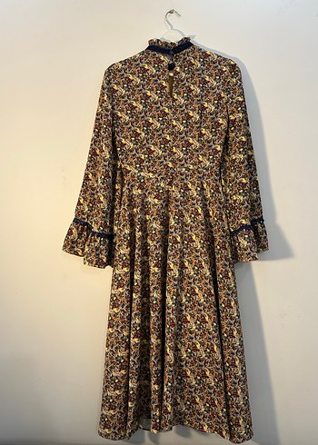 Adl Uzun Kollu Fırfırlı Bohem Elbise - Görsel 4