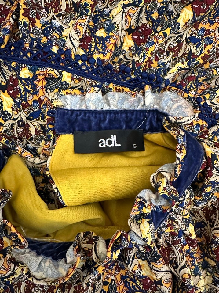 Adl Uzun Kollu Fırfırlı Bohem Elbise - Görsel 5