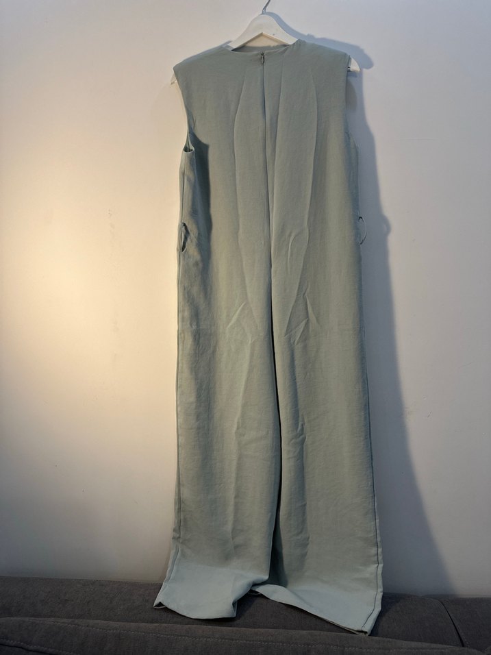 Zara Uzun Tulum V Yakalı - Görsel 4