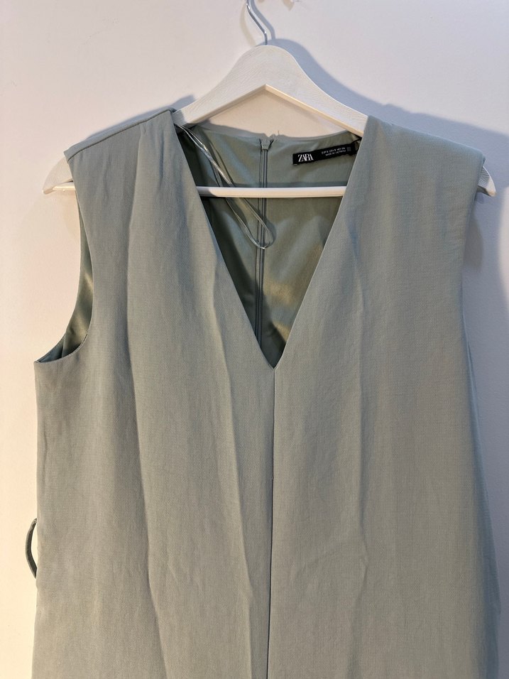 Zara Uzun Tulum V Yakalı - Görsel 2